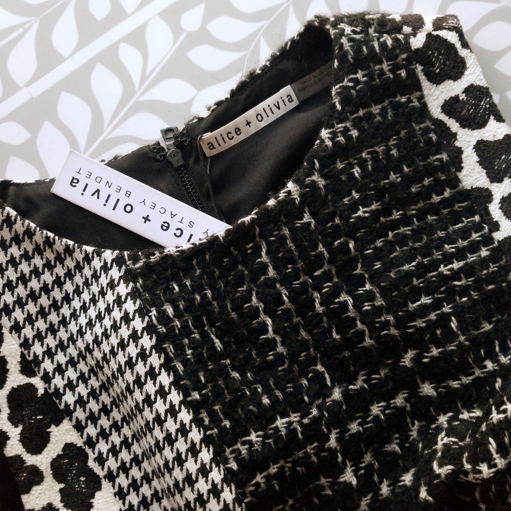 🔥LAST 1🔥NWT ALICE + OLIVIA SHIFT DRESS - Picture 3 of 7